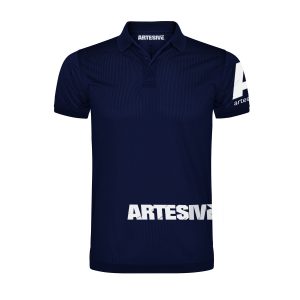 Artesive Polo-Shirt Tecno Blue – Originelles T-Shirt aus technischem Gewebe für Erwachsene