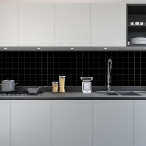 Artesive Tily MA-002 Negro Absoluto Opaco – Película adhesiva para azulejos