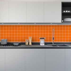 Artesive Tily MA-008 Naranja Opaco – Película adhesiva para azulejos